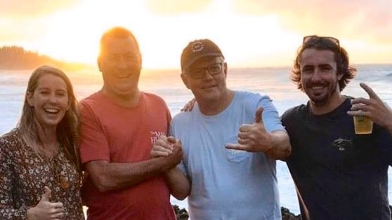 Scott Morrison famously left Australia for a Hawaiian holiday with his family in December 2019. Picture: Supplied.