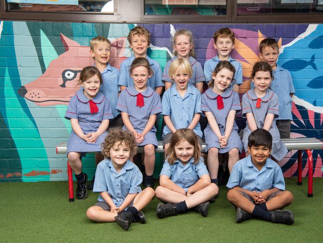 St Roberts Primary School Class - FMW Back row - left to right: Jaxon O’Neill, Lenny Trewin, Elke Murphy, Ziggy Thorley, Albie Corneby. Middle row- left to right: Indi Young, Collins Harris, Easton Donnelly, Edith Haigh, Hannah Leith. Sitting - left to right: Johnny O’Dwyer, Henry Daley, Rayan Mohamad.