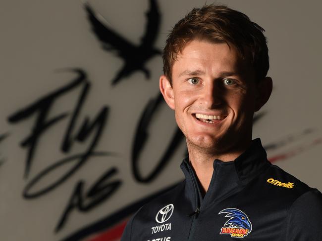 CROWS MEDIA DAY. Player Matt Crouch at West Lakes.  Picture: Tricia Watkinson