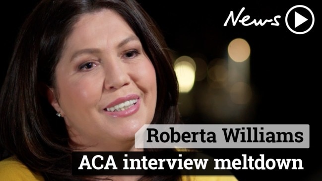 Roberta Williams ACA interview meltdown