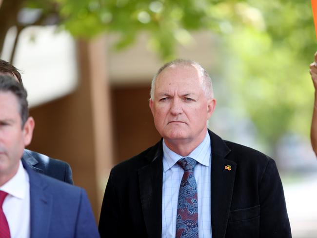 Labor MP David Harris at press Conference Central Coast Council Wyong after new CEO announced Tuesday 2nd March 2021. pic Sue Graham