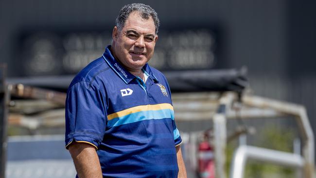 Even Titans senior advisor Mal Meninga was left in the dark over the decision to sack Holbrook and sign Hasler. Picture: Jerad Williams.