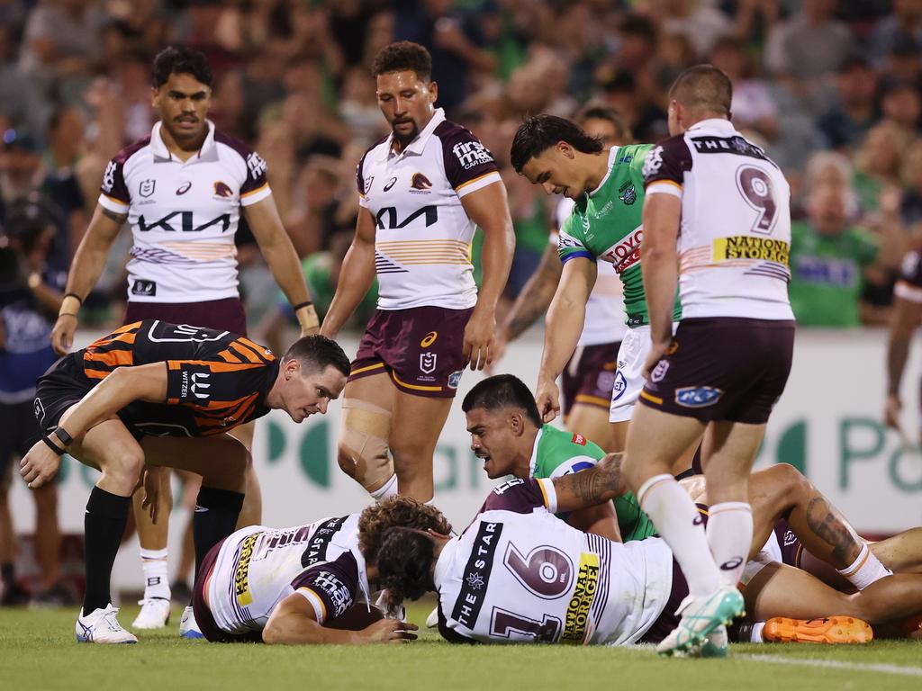 The Raiders were convincing winners against the Broncos. Picture: Mark Metcalfe/Getty Images