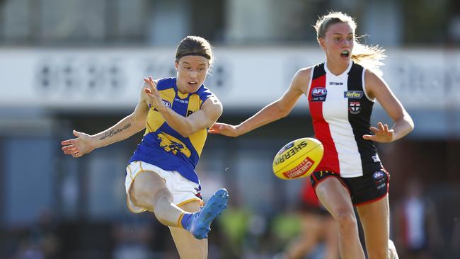 Mikayla Bowen in action for the Eagles. Picture: Getty Images