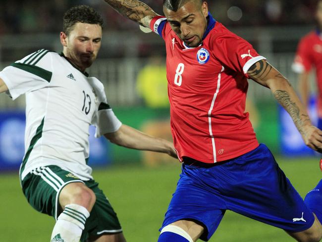 Key Chile player Arturo Vidal is facing a race against time to be fit for Saturday morning’s World Cup clash against Australia.