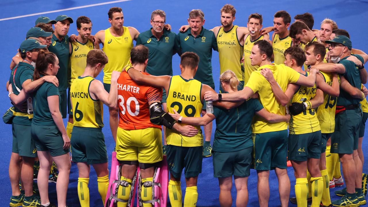 Five Kookaburras have been reprimanded for breaching Covid-19 rules in the wake of their heartbreaking penalty shootout defeat in the gold medal match.
