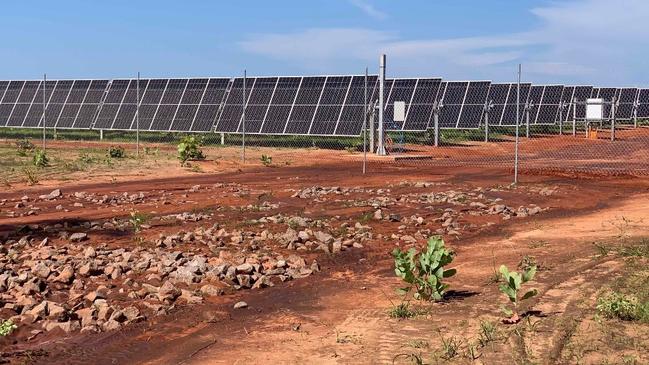 The 10MW Batchelor 2 Solar Farm, owned by a subsidiary of Merricks Capital, has failed to generate electricity despite setting a target commercial operation date of mid-2021. Picture: Merricks Capital