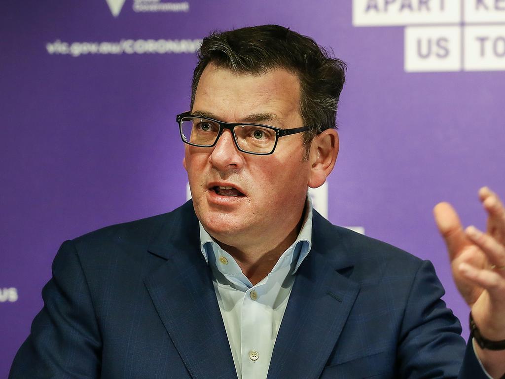 Victorian Premier Daniel Andrews has rejected claims he declined ADF assistance to help manage the hotel quarantine program. Picture: Ian Currie/NCA NewsWire