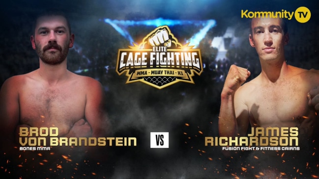 Replay: Brod Von Baandstein v James Richardson (77kg) - Elite Cage Fighting