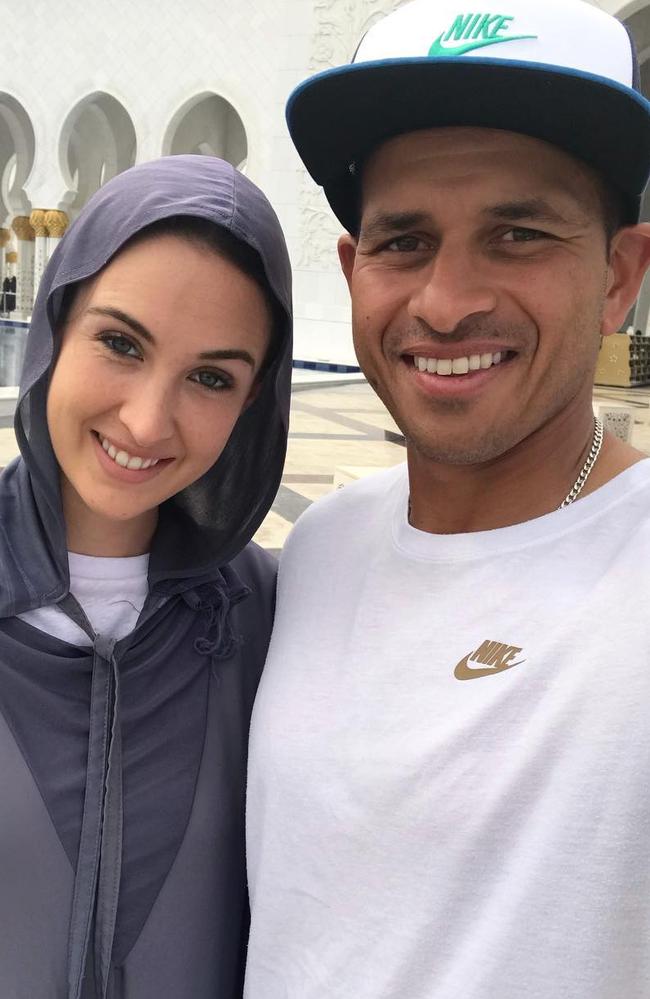 Rachel Khawaja after her conversion to Islam. Picture: Instagram