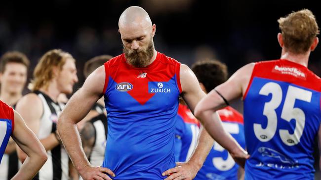 Max Gawn could miss up to five weeks with injury. Picture: Dylan Burns/AFL Photos via Getty Images