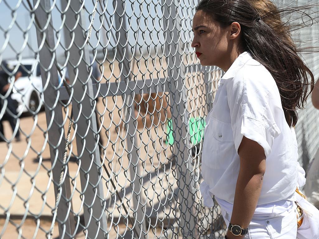 AOC, who grew up in the Bronx and is of Puerto Rican descent, has been particularly outspoken on race. Picture: Joe Raedle/Getty Images/AFP 