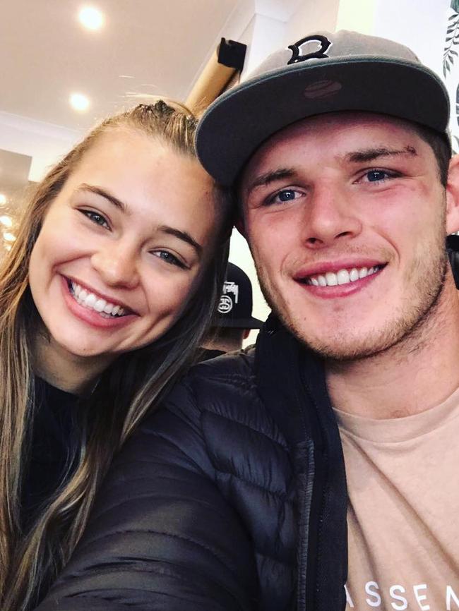 Ms Giumelli is dating Rabbitohs star Tom Burgess. Picture: Instagram