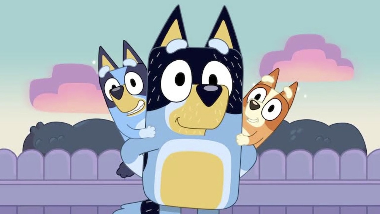 Bandit and Bingo from the children’s program Bluey, Source:ABC