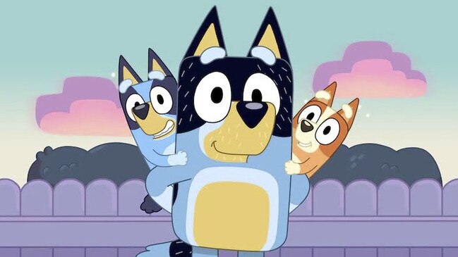 Bandit and Bingo from the children’s program Bluey, Source:ABC