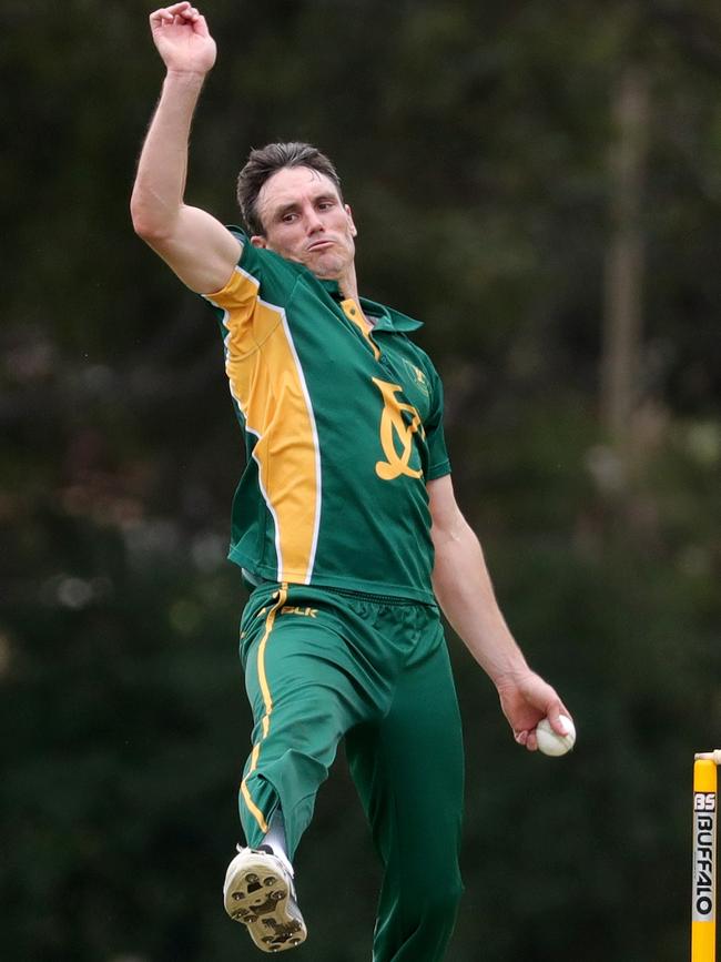 Will Sheridan in action for Yarraville Club.