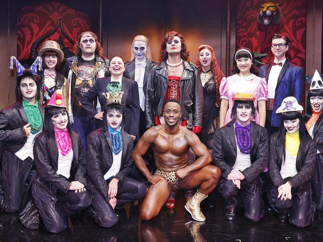 Cast of the Rocky Horror Show. Picture: Sam Ruttyn