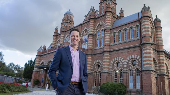 Queensland Youth Orchestra conductor and director of music Simon Hewett. Picture: Jerad Williams