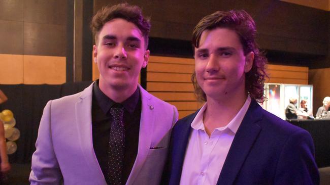 Jack Hannay and Bailey Davidson at the Mackay State High School formal at the MECC, on Wednesday November 18. Picture: Zizi Averill