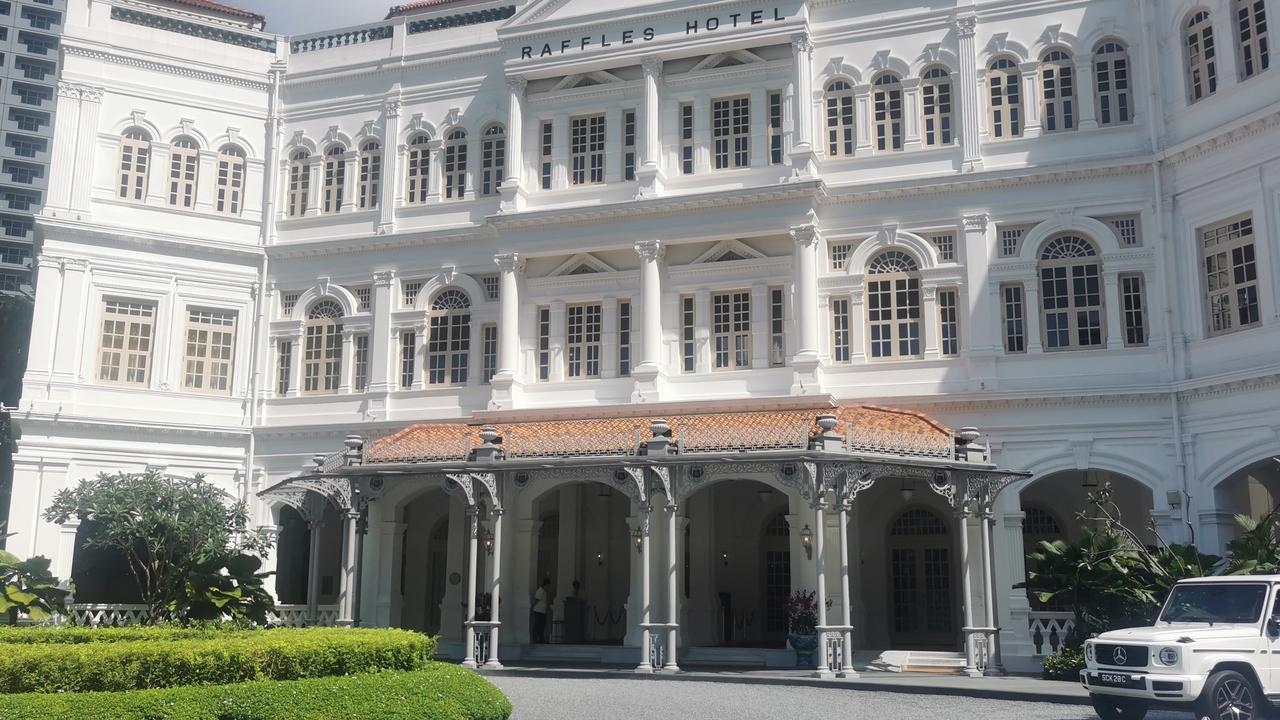 Raffles Hotel Singapore has more than a century of heritage and history as it celebrates its 136th anniversary in September. Picture: news.com.au