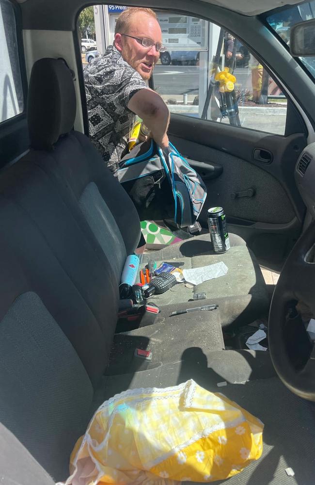 The 33-year-old Skye man charged with a string of drug, theft, assault, weapon, criminal damage and driving offences after an incident in Yea on Saturday. Picture: Supplied