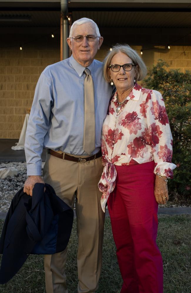 Vivian and Bruce Hutchinson at the Dusk Til Dust long table dinner.