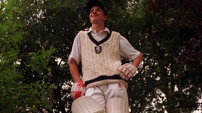 Michael Klinger recorded his maiden Premier Cricket hundred at just age 15.