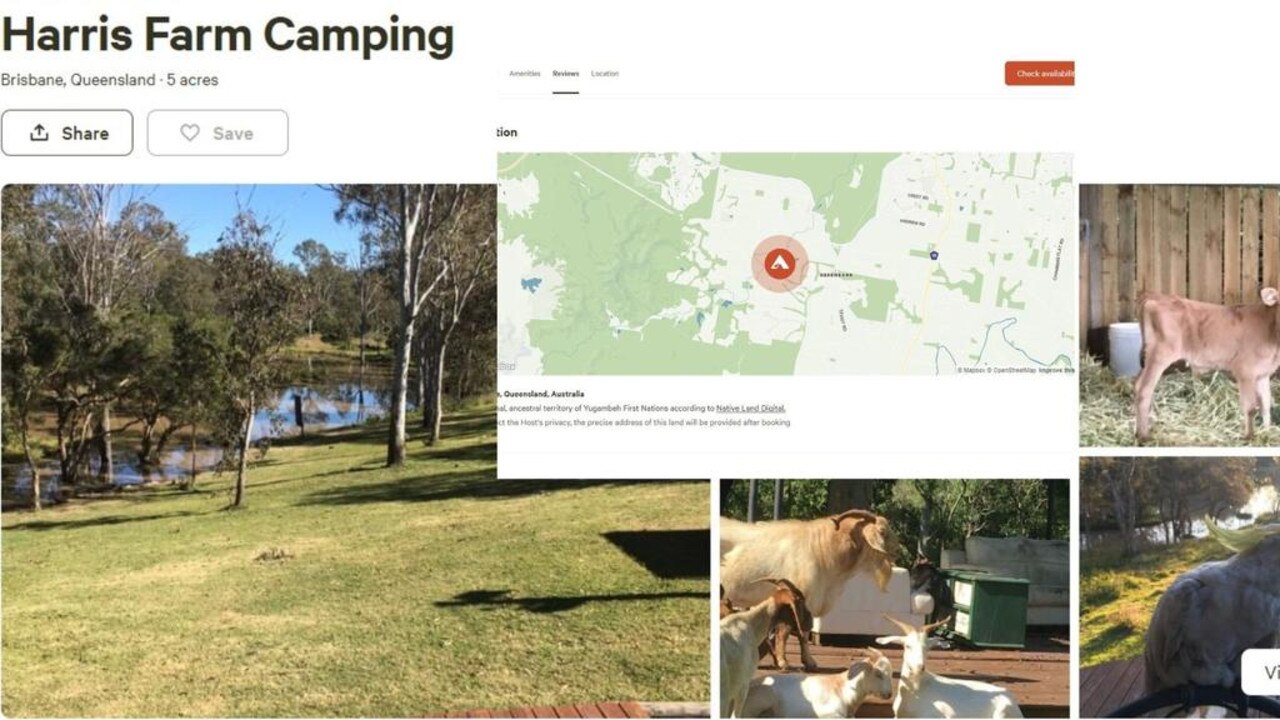 Campers had paid deposits to stay at “Harris Farm” on the application Hipcamp, but found it to be a private family residence on New Beith Rd in Greenbank.