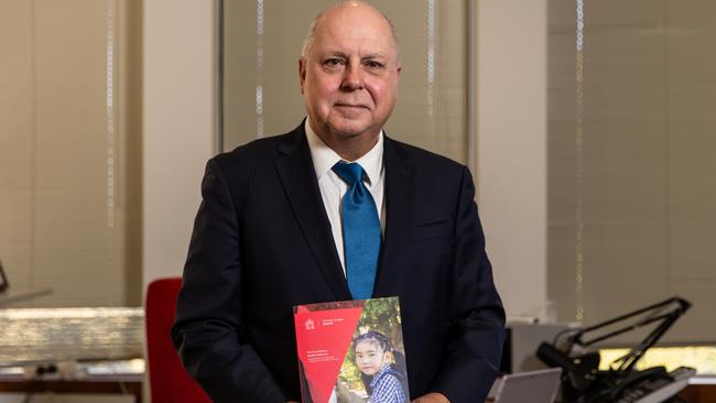 MELBOURNE, AUSTRALIA - NCA NewsWire - 06 MAY, 2024:  Victorian Treasurer Tim Pallas poses for a photograph at the Department of Treasury and Finance Victoria in Melbourne, Monday, May 6, 2024. Treasurer Tim Pallas will deliver his 10th state budget on Tuesday. Picture: NCA NewsWire / Diego Fedele