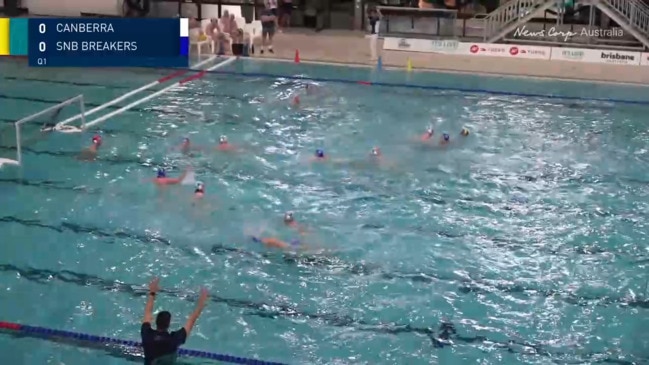 Replay: Water Polo - Australian Youth Championships - Canberra/Honey Badgers v SNB Breakers (18 boys)