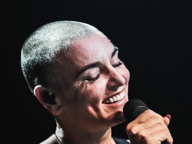 LONDON, UNITED KINGDOM - AUGUST 12: Sinead O'Connor performs on stage at The Roundhouse on August 12, 2014 in London, United Kingdom. (Photo by Christie Goodwin/Redferns via Getty Images)