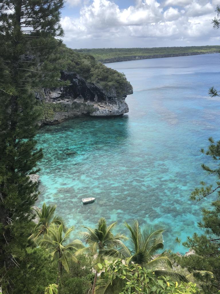 View from Jokin Cliffs, Lifou in New Caledonia. Picture: Mercedes Maguire