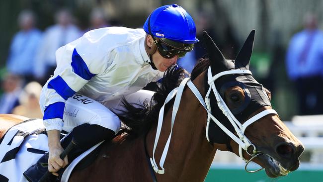 Kolding will push on to the Cox Plate after winning the Hill Stakes. Picture: Getty Images