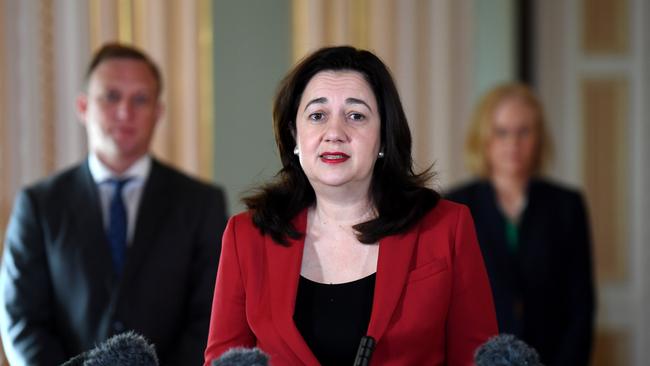 Premier Annastacia Palaszczuk has announced Queensland has recorded two new cases of COVID-19 in the past 24 hours. Picture: Dan Peled