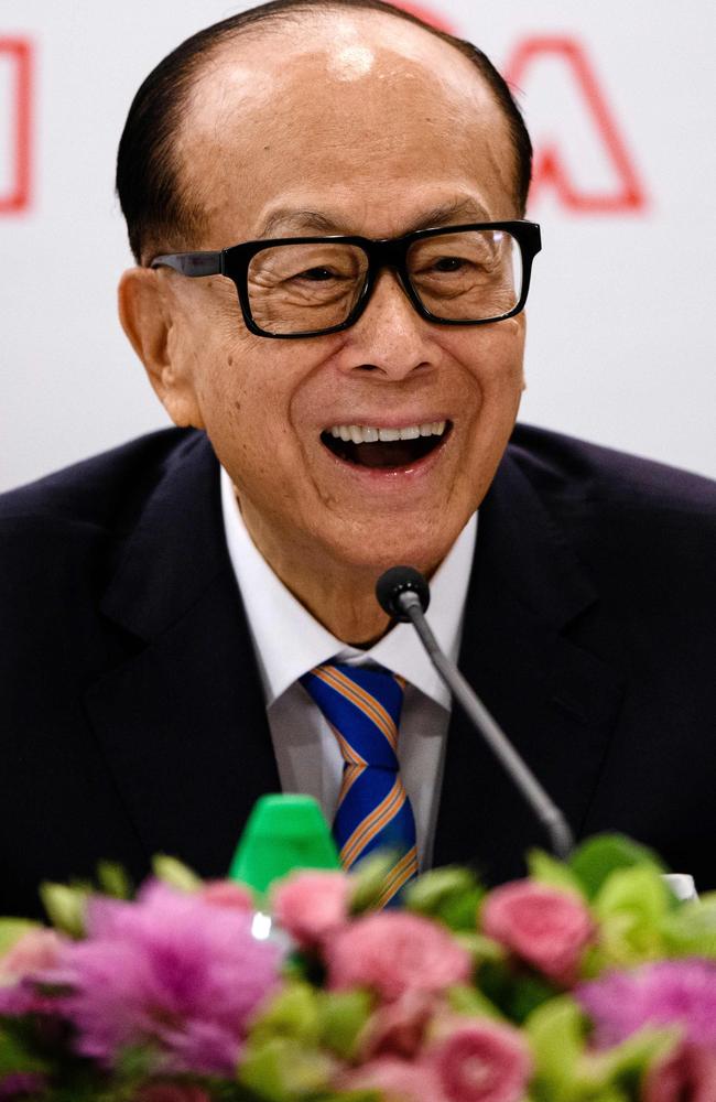 Hong Kong's richest man Li Ka-shing. Picture: AFP