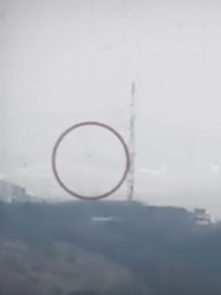 A Hezbollah ‘kamikaze drone’ hitting an Israeli army position.