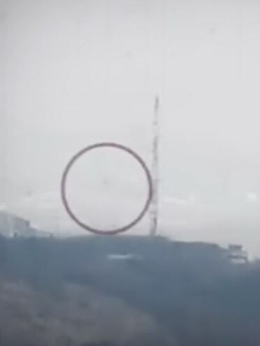 A Hezbollah ‘kamikaze drone’ hitting an Israeli army position.