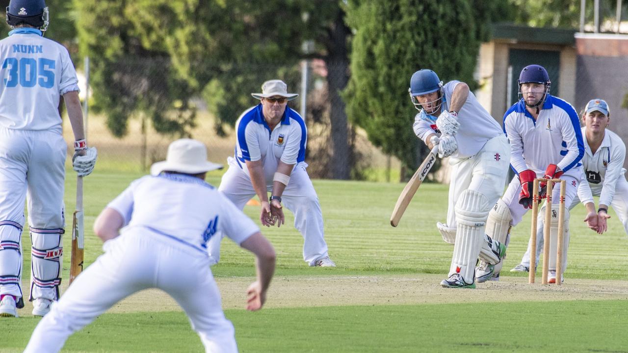 Brian May bats for Wests. Picture: Nev Madsen.