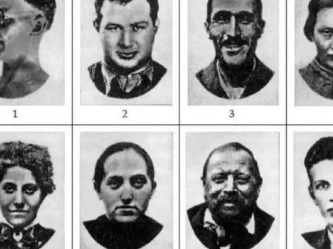 The Szondi test claims to reveal your darkest secrets by showing you some seriously creepy faces. Picture: Supplied.