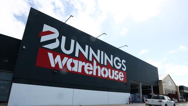 Bunnings has a large presence on the Gold Coast with stores at Burleigh and Robina (pictured).