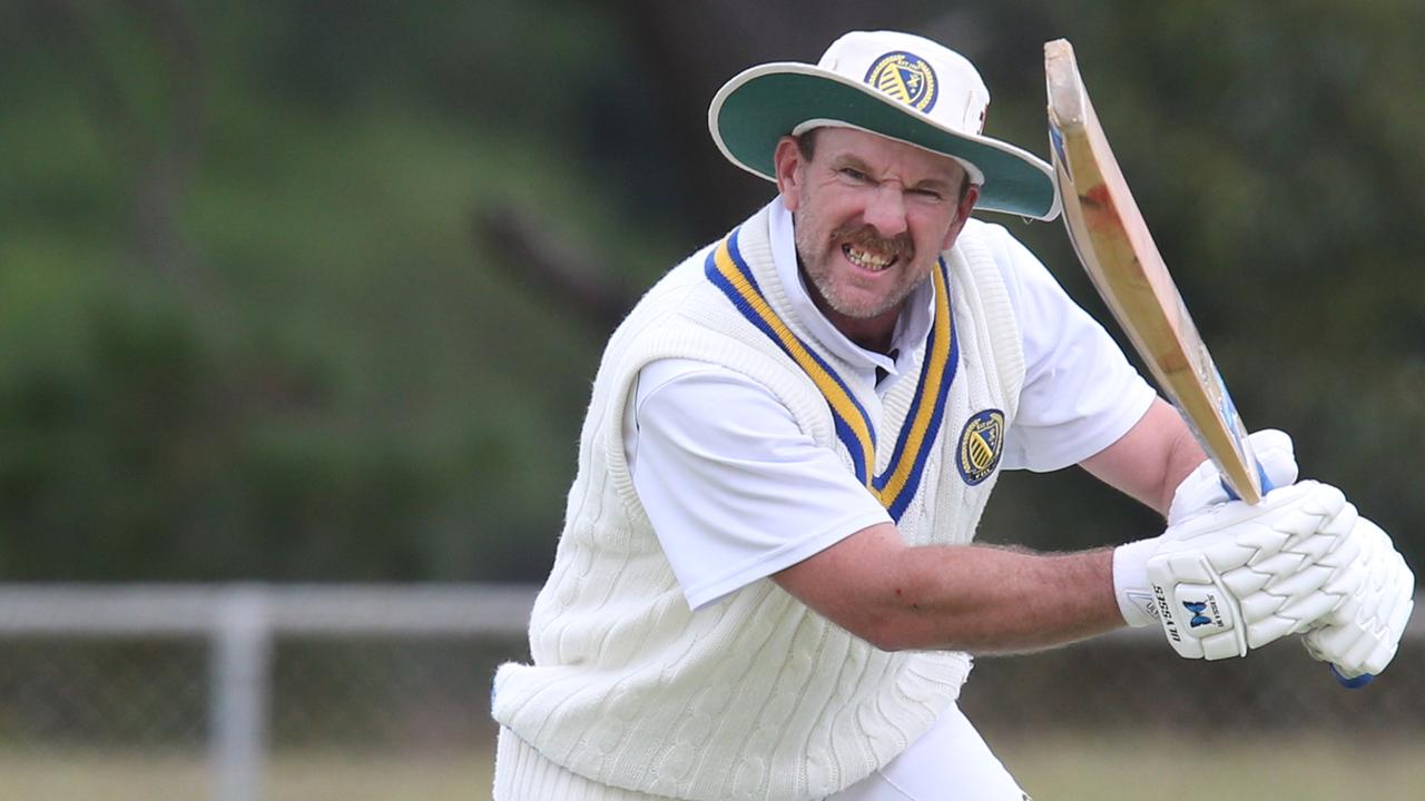 Andrew Spengler batting for St Leonards. Picture: Mark Wilson