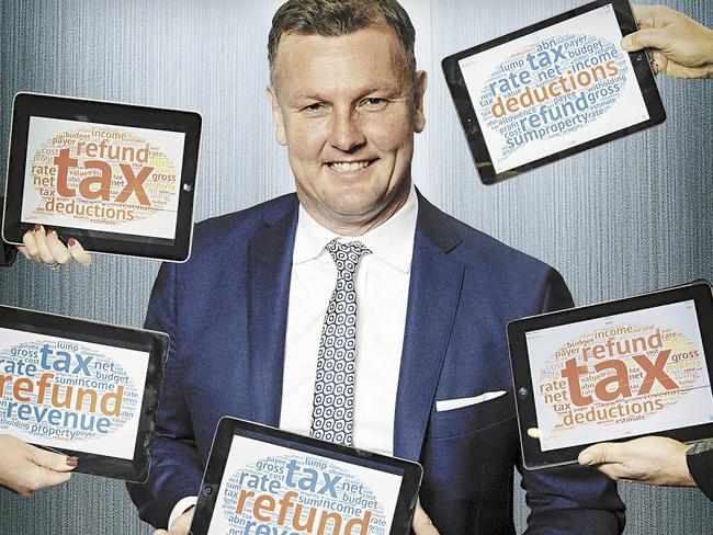 The last word ... accountant Anthony Bell says now is the time to act on your tax return. Picture: Jonathan Ng