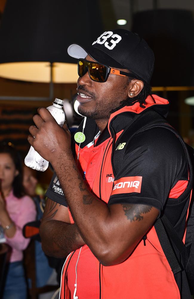 Melbourne Renegades batsman Chris Gayle ... His days of playing in the BBL could soon be over.