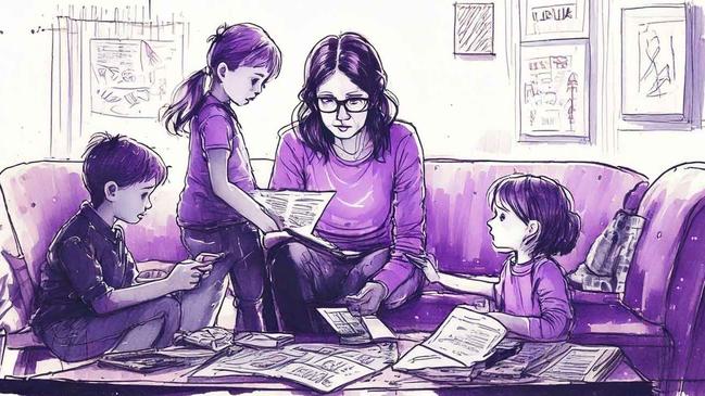 Caitlyn’s ex-partner refused to look after the children even when he didn’t have a job. Picture: AI generated