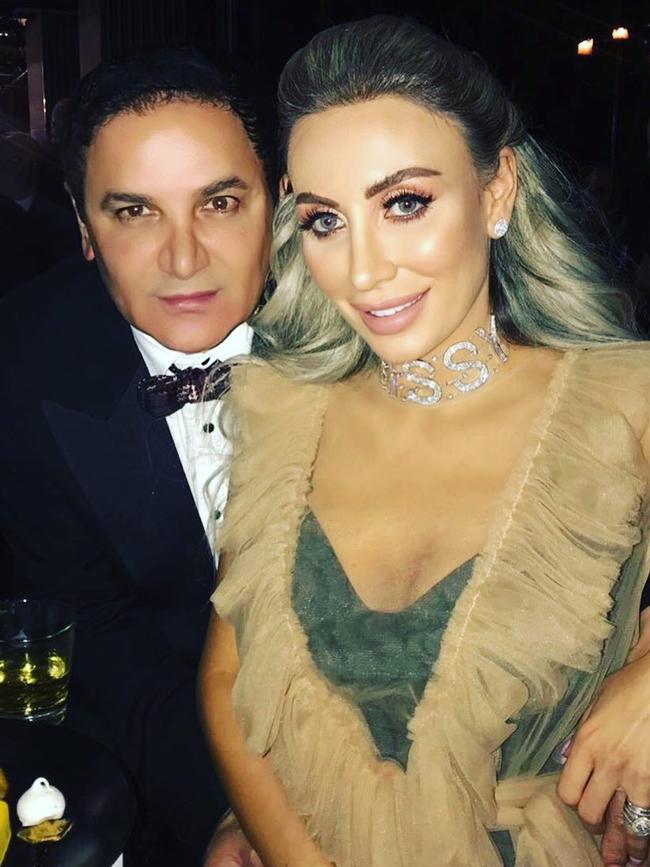 The couple splashed out for Jean’s 50th birthday bash at Marquee. Picture: Instagram 