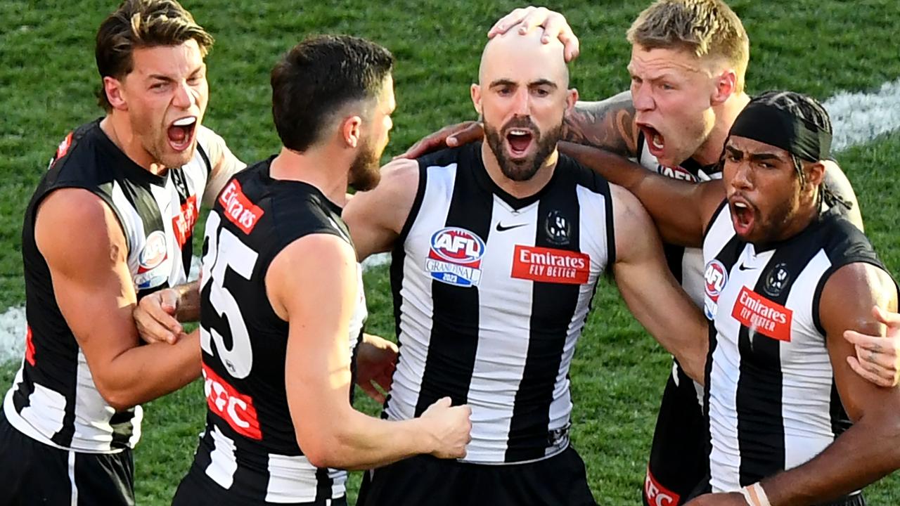 Steele Sidebottom’s goal was enough for Collingwood. Picture: Josh Chadwick/AFL Photos