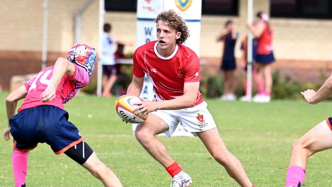 TAS First XV schoolboy rugby union between WestMAC College and St Pauls. Saturday May 11, 2024. Picture, John Gass