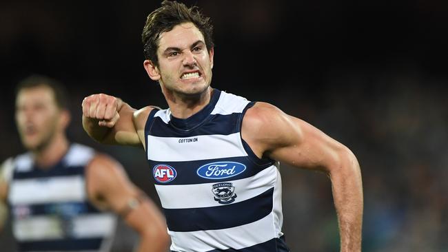 Daniel Menzel has missed significant time for the Cats. Picture: AAP Images