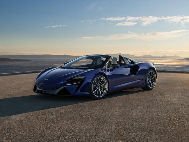 EMBARGO FOR TWAM, 12 OCTOBER 2024. FEE MAY APPLY. McLaren Artura Spider. Photo: Supplied