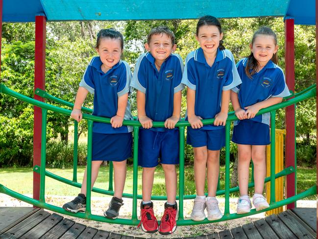 Pinnacle State School Issy, Chase, Phoebe, Sadie Picture: Michaela Harlow